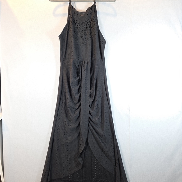 Dresses & Skirts - Womens Eyelet Halter Dress Size Large NWOT